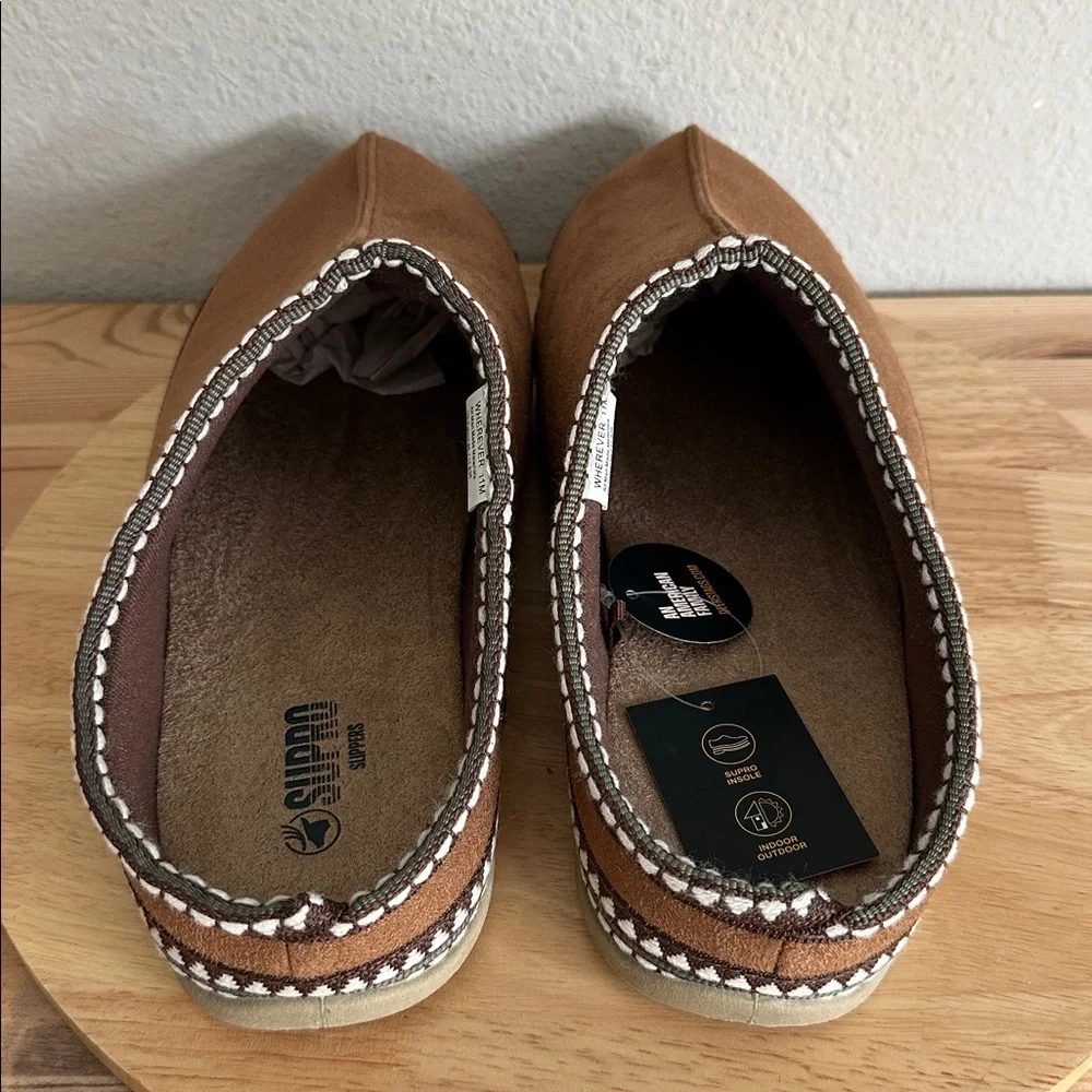 Deer Stags Wherever Mens Clog Slippers